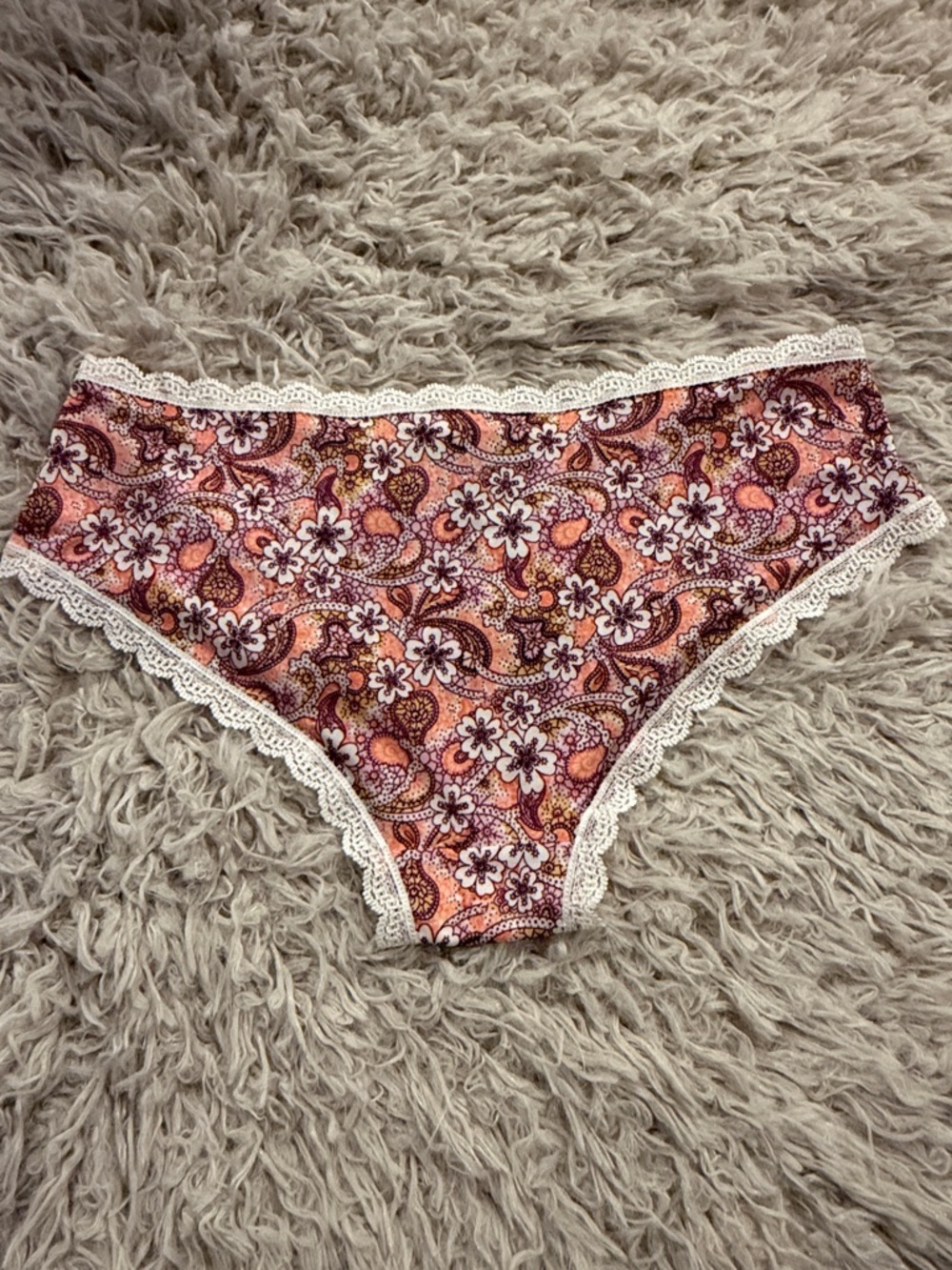 NWT Victoria’s Secret Lace Dream Angels Silky Smooth Lace Hiphugger VTG Small - Picture 5 of 7